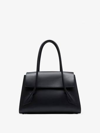 Detail image of Tate Bag in Smooth Calf in BLACK