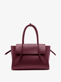 Front image of Tate Bag in Smooth Calfskin in DARK RED