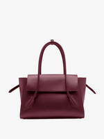 Front image of Tate Bag in Smooth Calfskin in DARK RED