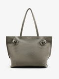 Front image of Days Tote in Pebbled Calf Skin in SLATE