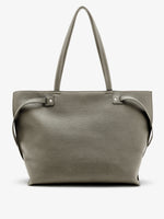 Back image of Days Tote in Pebbled Calf Skin in SLATE