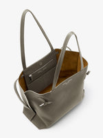 Interior image of Days Tote in Pebbled Calf Skin in SLATE