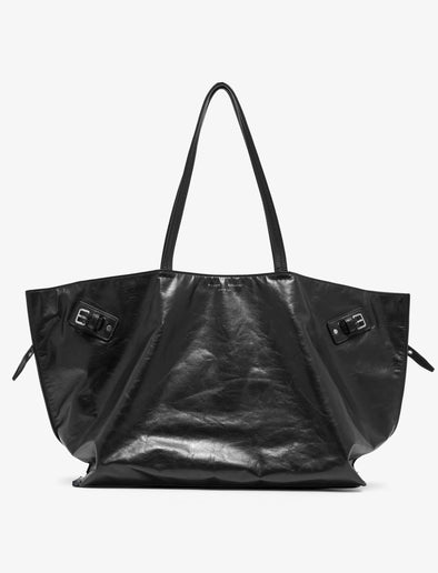 Proenza Schouler front image of Days Carryall in Paper Calf in black