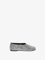 Proenza Schouler side image of Glove Embellished Ballet Flats in black