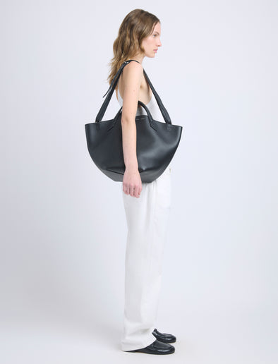 Image of model wearing Large PS1 Tote in BLACK