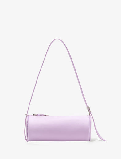 Proenza Schouler front image of Silo Bag in Satin in lilac