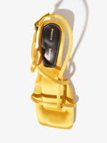 Aerial image of Square Strappy Sandals - 50mm in yellow