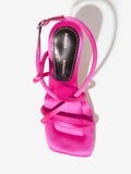 Aerial image of Square Strappy Sandals in FUSCHIA