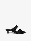 Side image of Pipe Slide Sandals in black