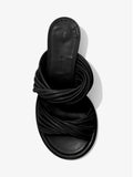 Aerial image of Pipe Slide Sandals in black