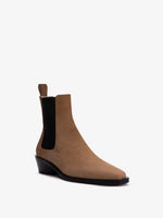 3/4 front image of Bronco Chelsea Boots in SAND