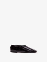 Proenza Schouler side image of Glove Slippers in BLACK