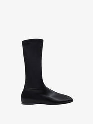 Proenza Schouler side image of Tee Stretch Ankle Boots in BLACK