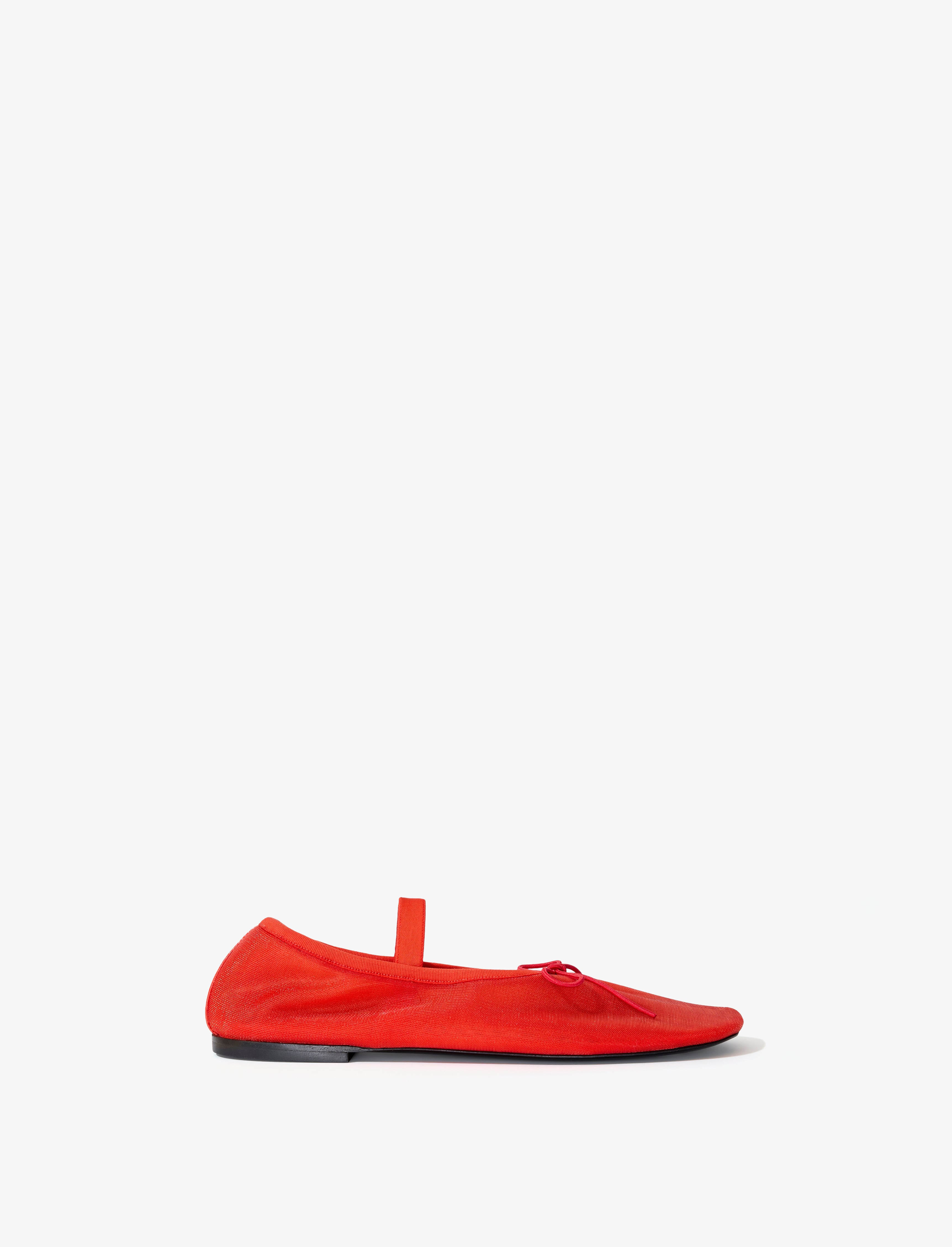 Glove Mary Jane Ballet Flats in Mesh Proenza Schouler