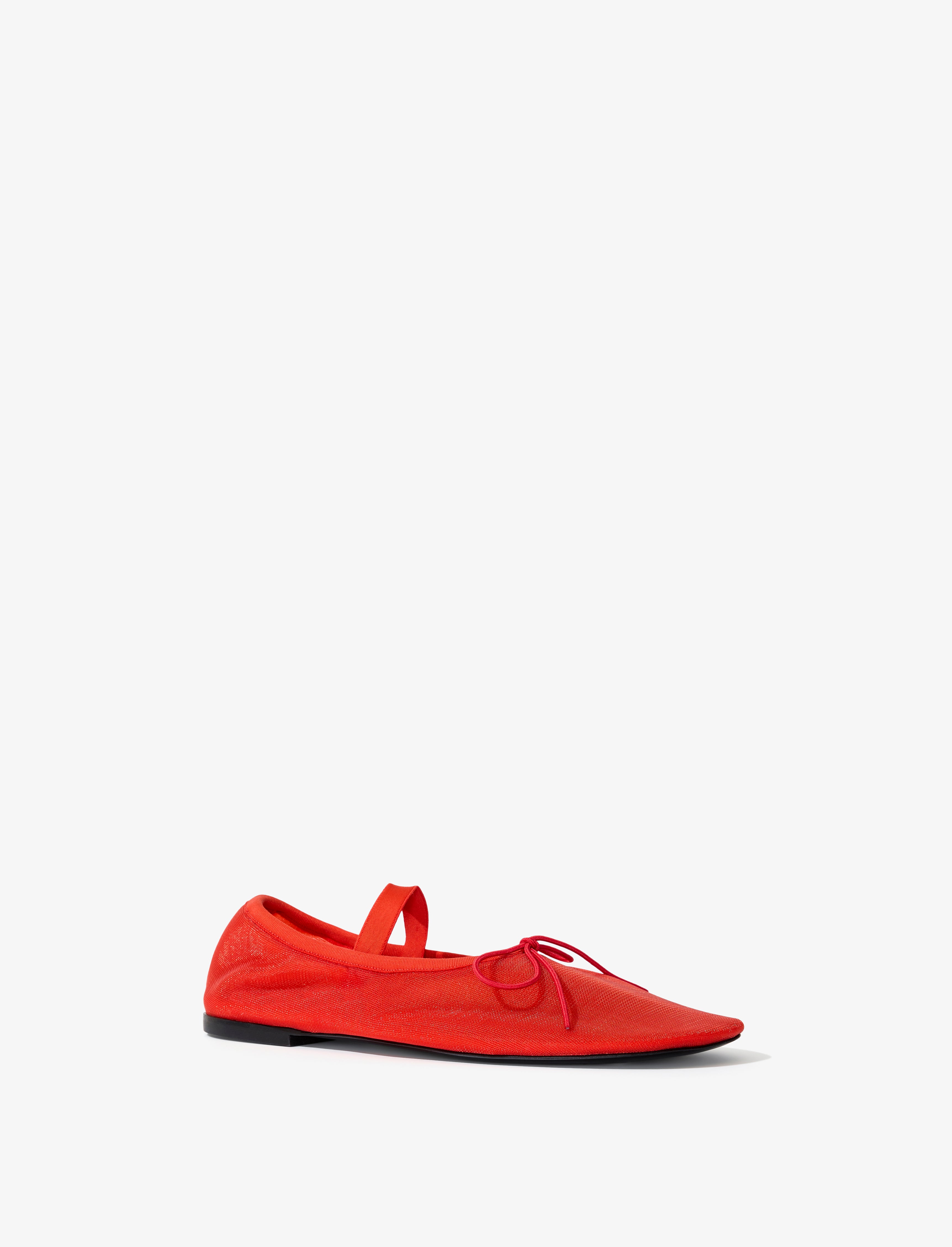 Glove Mary Jane Ballet Flats in Mesh Proenza Schouler