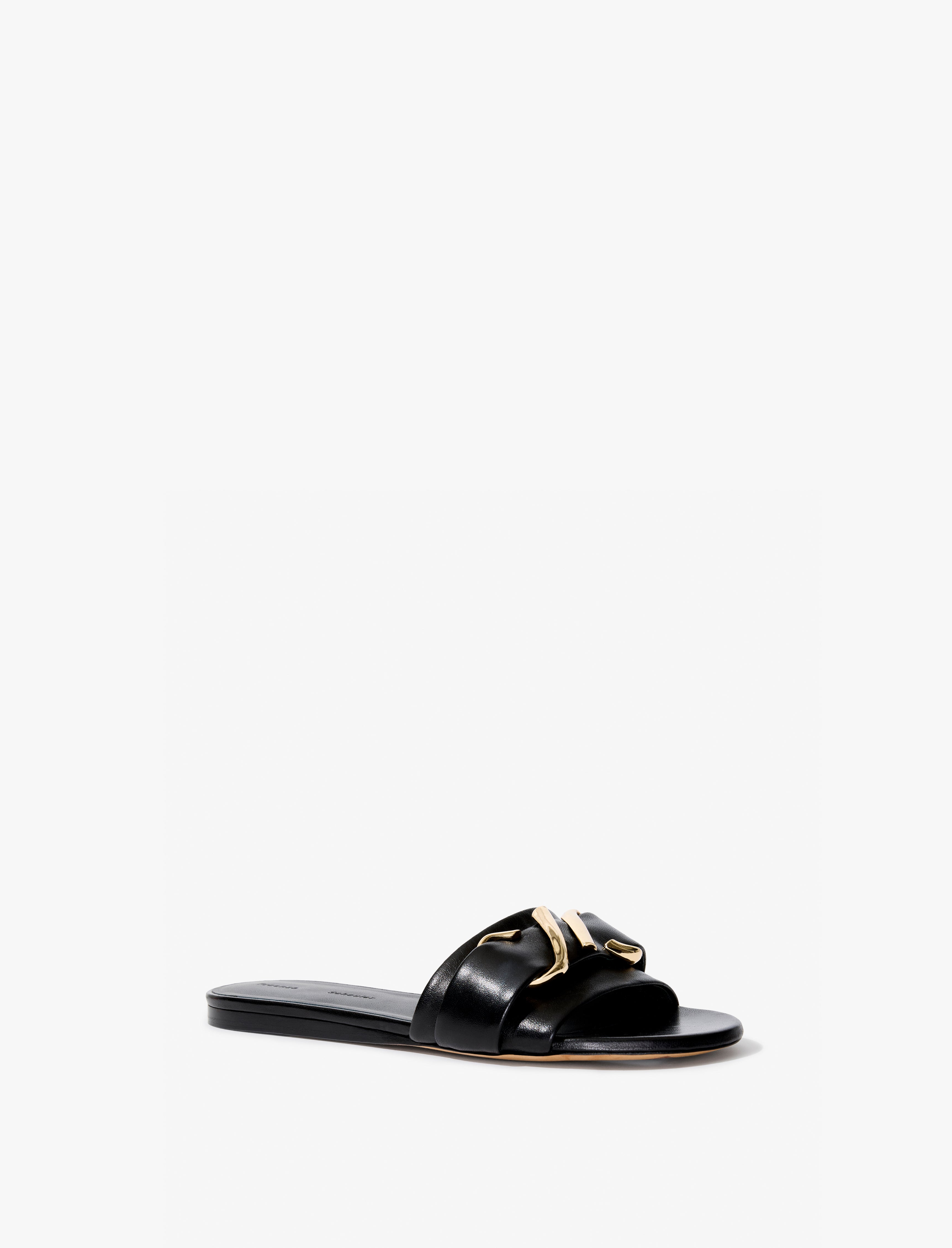 Proenza Schouler Monogram Slide Sandals Black Proenza Schouler Official Site