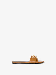 Side image of Monogram Slide Sandals in TERRACOTTA