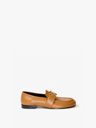 Side image of image of Monogram Loafers in TERRACOTTA