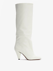 Side image of Cone Knee High Boots in NATURAL