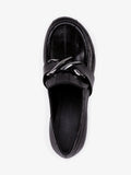 Aerial image of Monogram Heeled Loafers in BLACK