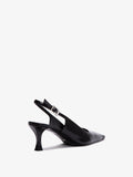 Proenza Schouler 3/4 back image of Trap Slingback Pumps in BLACK