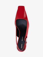 Aerial image of Trap Slingback Pumps in RED