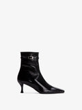 Proenza Schouler side image of Trap Ankle Boots in BLACK