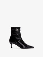 Proenza Schouler side image of Trap Ankle Boots in BLACK