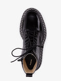 Proenza Schouler aerial image of Lug Sole Lace-up Boots in BLACK