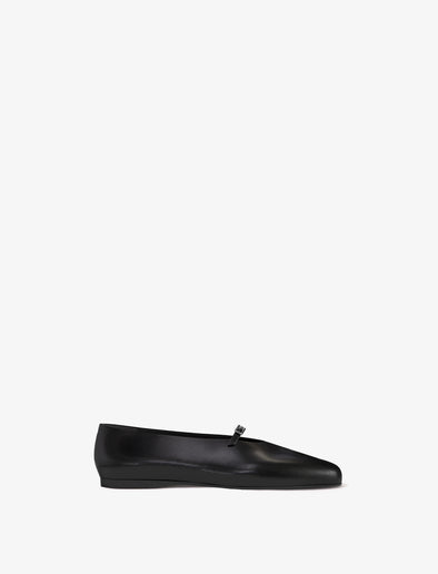 Proenza Schouler Side image of Tee Mary Jane Flats in black