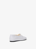 Proenza Schouler 3/4 back image of Tee Mary Jane Flats in WHITE