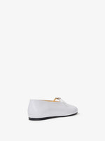 Proenza Schouler 3/4 back image of Tee Mary Jane Flats in WHITE