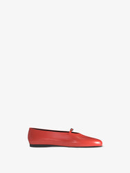 Proenza Schouler Side image of Tee Mary Jane Flats in red