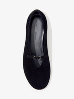 Proenza Schouler aerial image of Tee Mary Jane Flats in Suede in BLACK