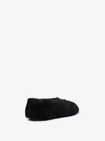 Proenza Schouler 3/4 back image of Tee Mary Jane Flats in Shearling in BLACK