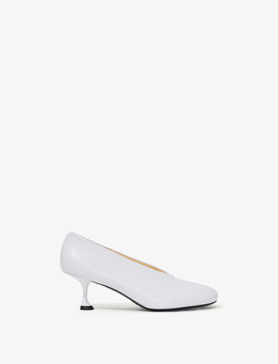 Proenza Schouler side image of Tee Pumps in WHITE