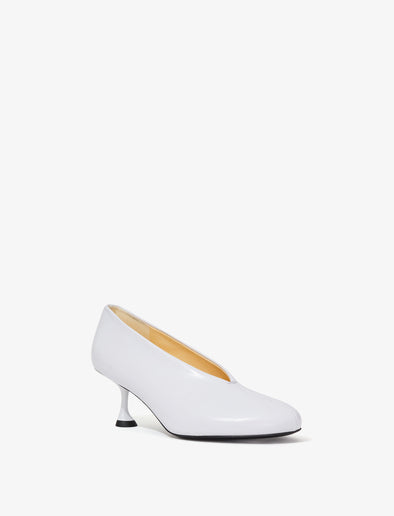 Proenza Schouler 3/4 front image of Tee Pumps in WHITE