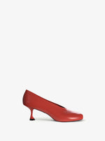 Proenza Schouler side image of Tee Pumps in RED