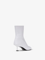 Proenza Schouler back 3/4 image of Tee Ankle Boots in WHITE