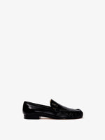 Proenza Schouler side image of PARK LOAFERS in Black