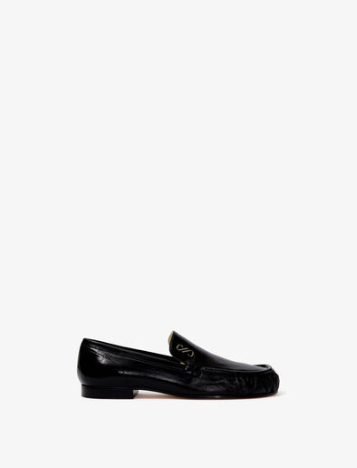 Proenza Schouler side image of PARK LOAFERS in Black