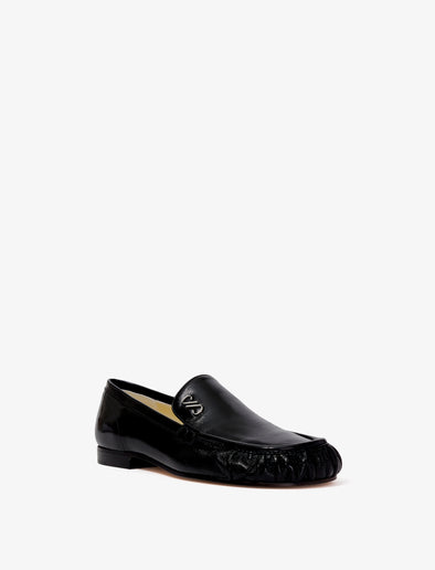 Proenza Schouler front 3/4 image of PARK LOAFERS in Black