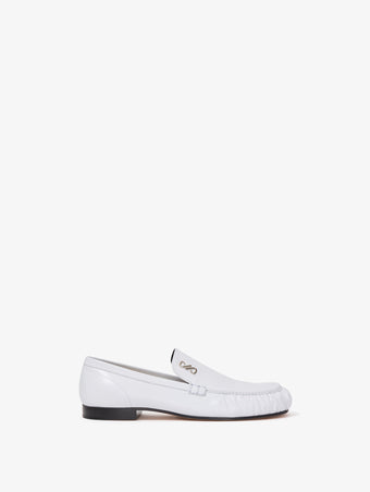 Proenza Schouler side image of PARK LOAFERS in WHITE