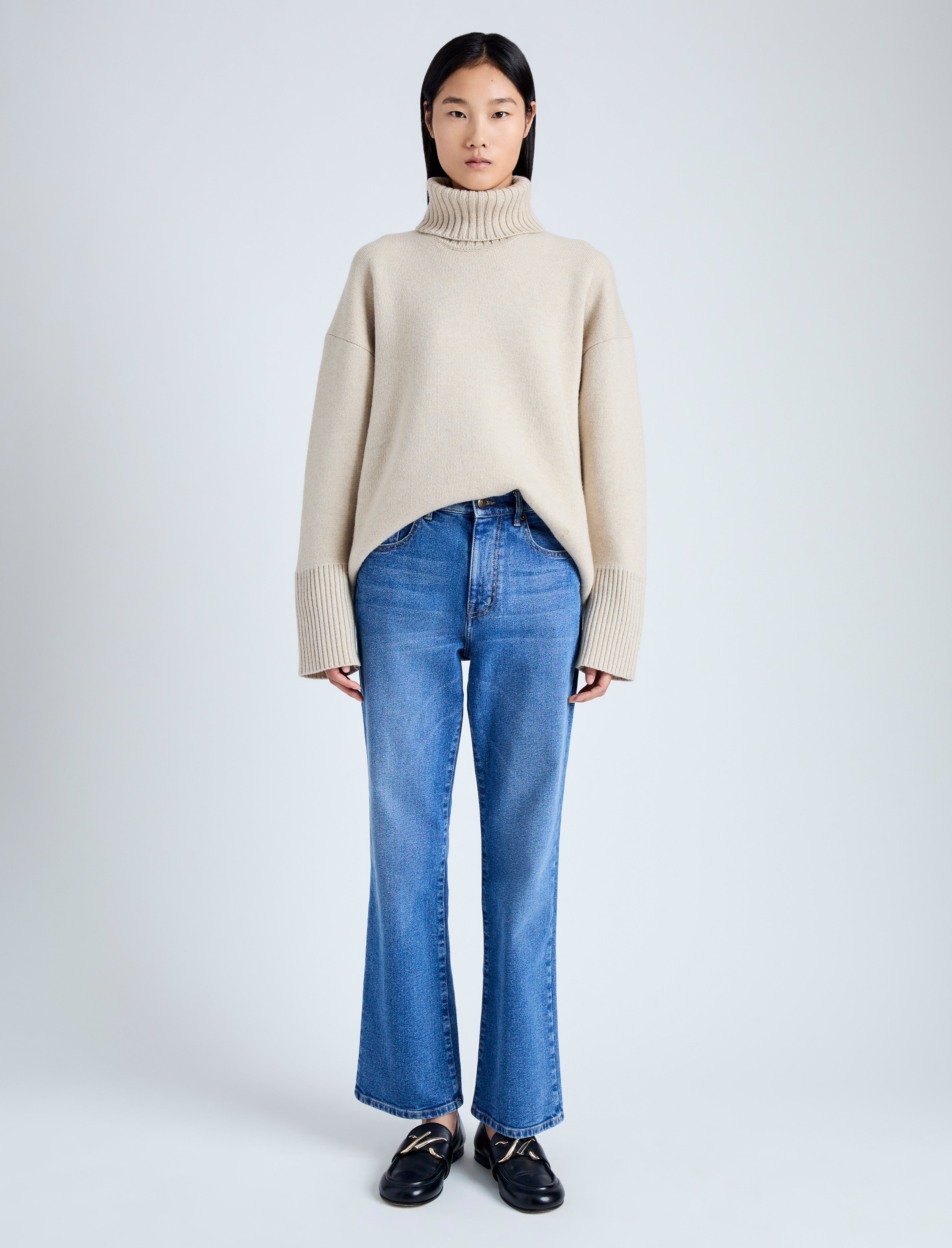 Acne studios oversized hot sale turtleneck sweater