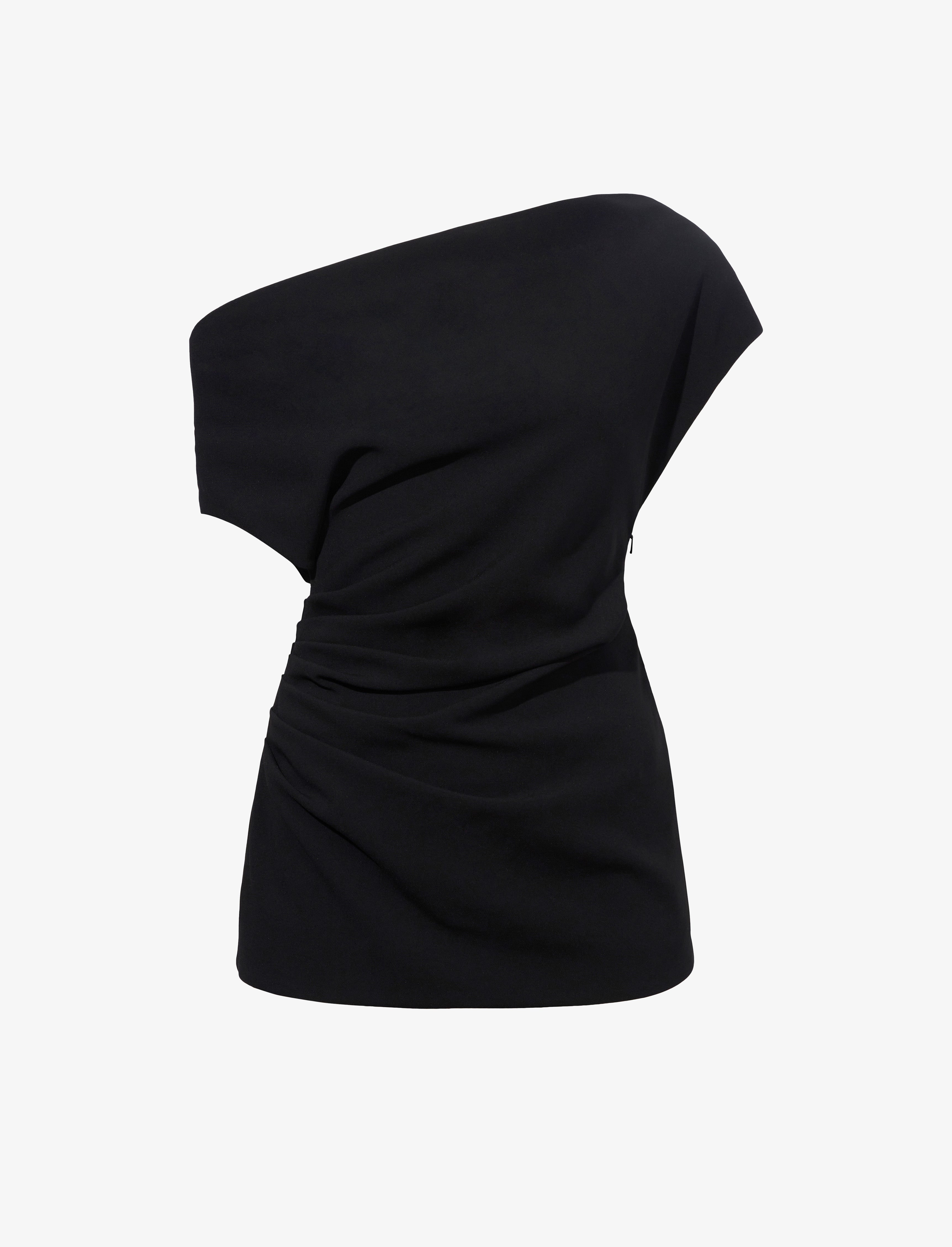 Francesa Off The Shoulder Top in Matte Viscose Crepe Proenza