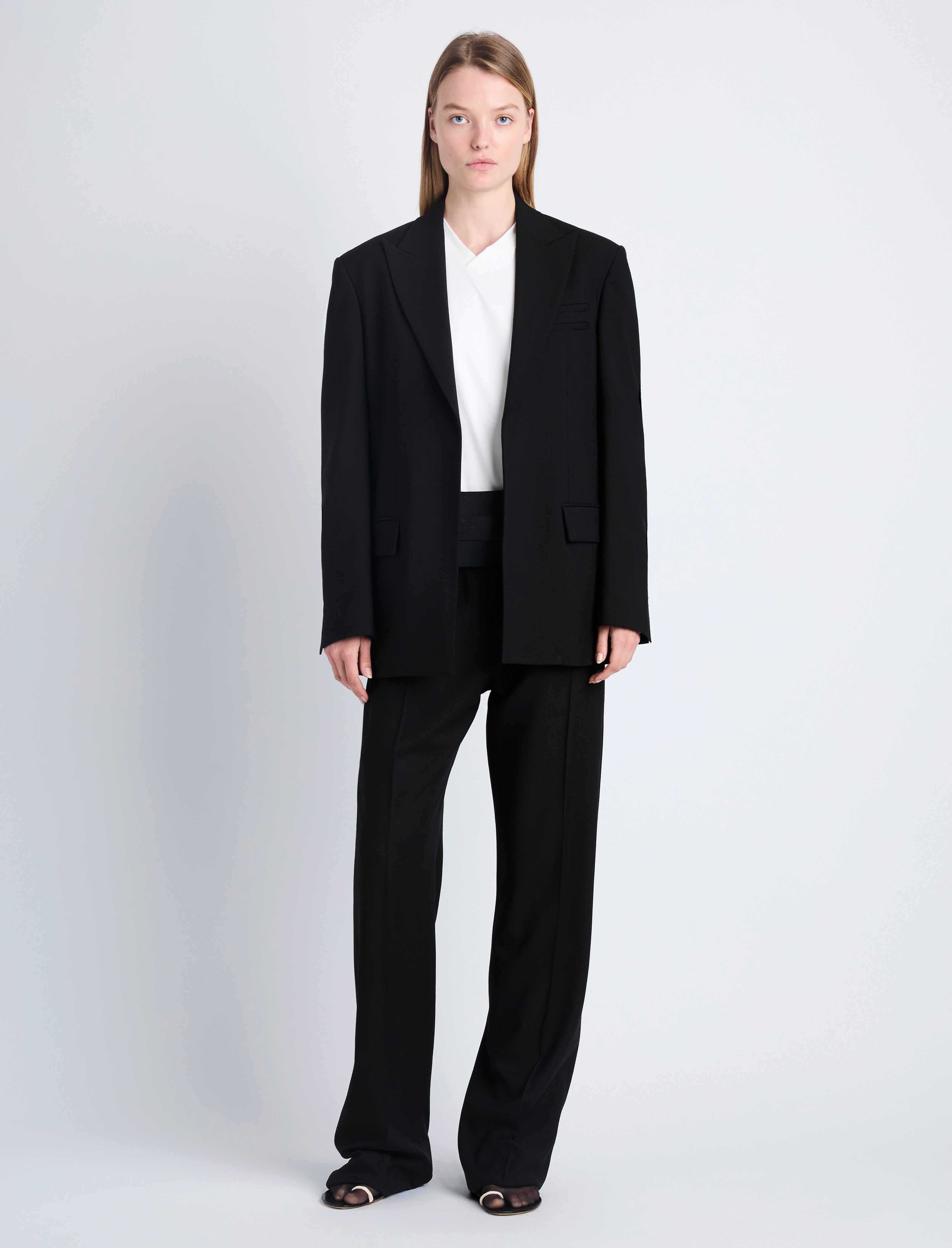 Proenza Schouler Devon peak-lapel blazer - Blue