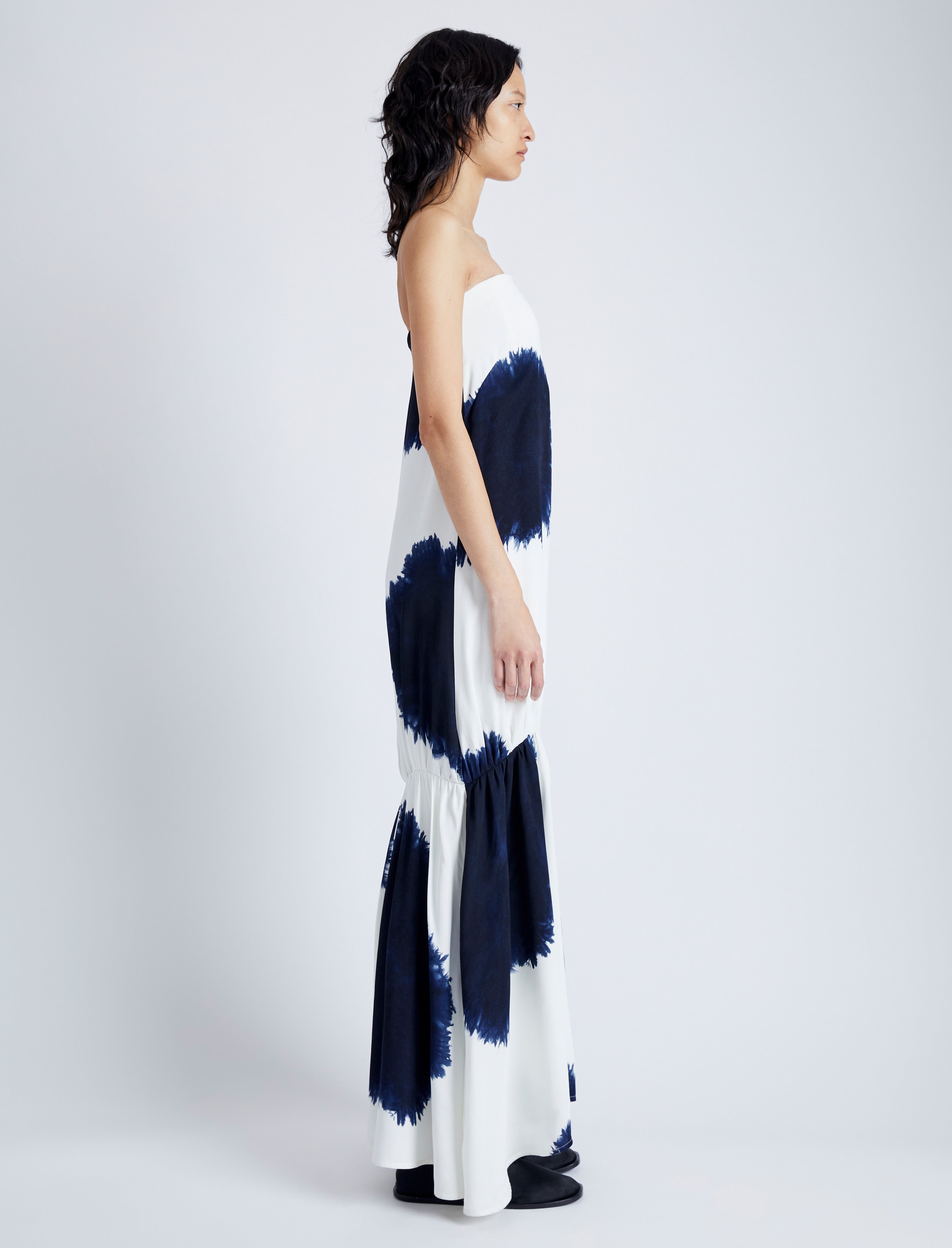 Proenza Schouler Printed Maxi Dress - Blue