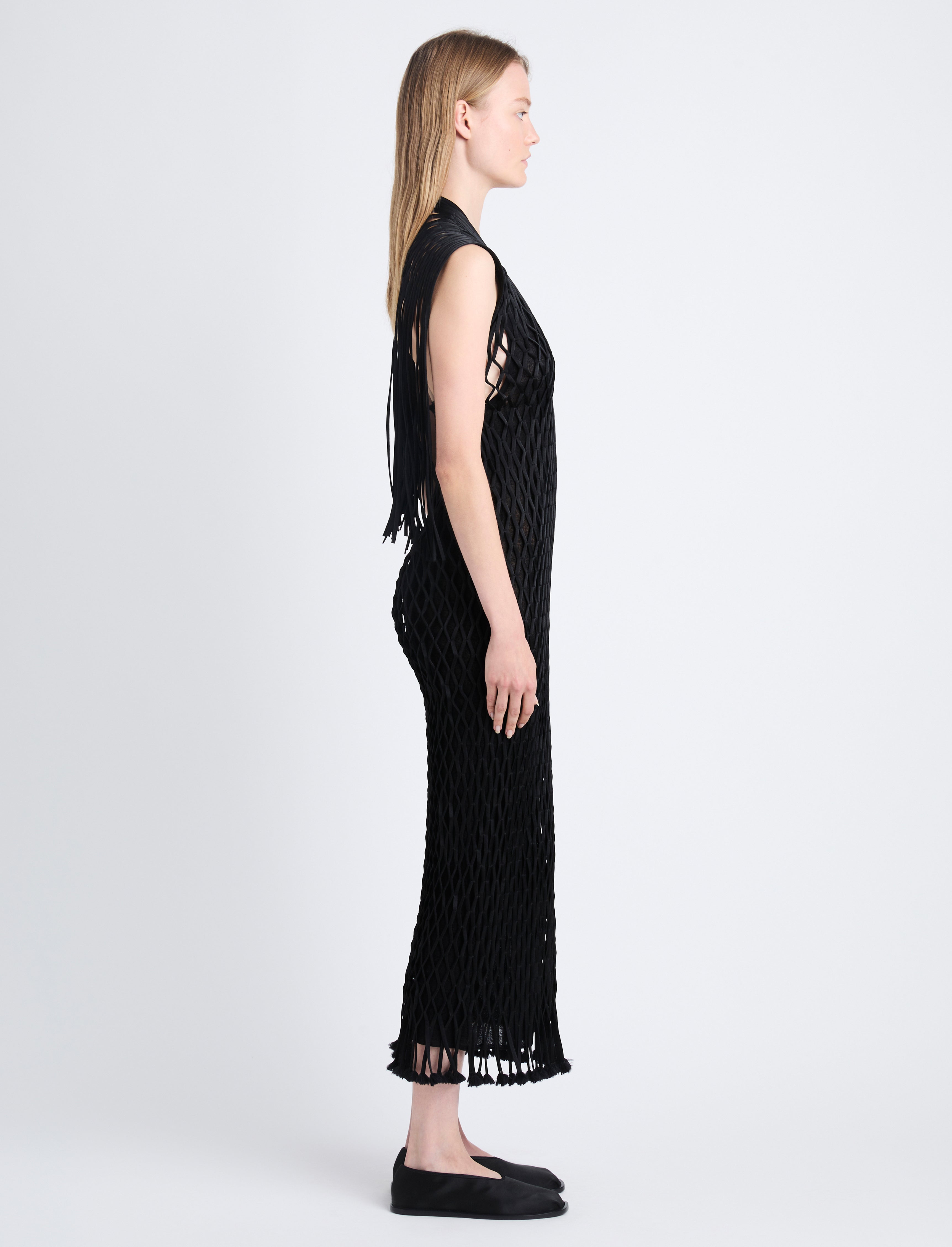 Tauba Dress in Satin Ribbon – Proenza Schouler