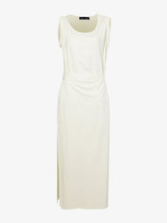 Flat image of Lynn Dress in Eco Cotton Jersey in bone