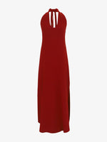 Proenza Schouler Still Life image of Ember Dress in Light Matte Viscose Crepe in RED